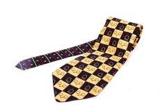 *Tommy Hilfiger  Mens Tie Classic Necktie Silk Retro