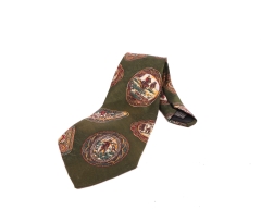 *Hugo Boss Mens Tie Classic Necktie Silk Boho Pattern