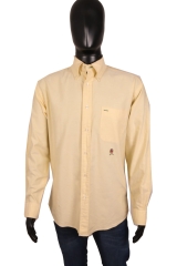 *Tommy Hilfiger Mens Shirt Tailored Cotton Yellow M