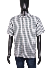 Levis Mens Shirt Short Sleeve Checks Green size S