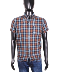 Hollister Mens Shirt Short Sleeve Double Sided Checks S