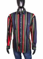 *Salty Dog Mens Shirt Regular Fit Retro Stripes L
