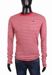 *Hollister Mens Longsleeve Stripes Sweatshirt M