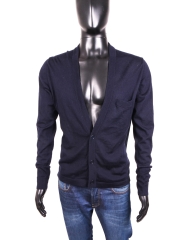 *Reiss Mens Wool Sweater Cardigan Black size L