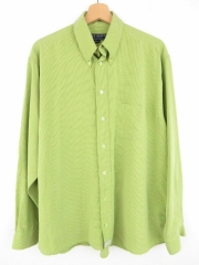 TED BAKER SHIRT TOP ORIGINAL PREMIUM CHECKED VISCOSE NEON GREEN size 3