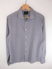 SCOTCH&SODA SHIRT TOP ORIGINAL PREMIUM CHECKED VINTAGE FADED BLUE siz