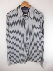 TED BAKER SHIRT TOP ORIGINAL PREMIUM STRIPED MADE IN PORTUGAL VTG size 4