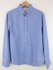 SCOTCH&SODA VINTAGE SHIRT TOP BLUE PATCHES ORIGINAL PREMIUM size M