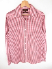 BEN SHERMAN SHIRT TOP ORIGINAL PREMIUM VINTAGE CHECKED SLIM FIT size M