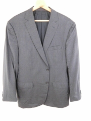 ERMENEGILDO ZEGNA BLAZER ORIGINAL PREMIUM PURE WOOL PINSTRIPED size 52/42