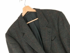 DESCH VINTAGE BLAZER ORIGINAL PREMIUM WOOL CHECKED GREEN size 52/46