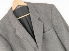 MEZZALUNA VINTAGE BLAZER JACKET ORIGINAL PREMIUM WOOL BLEND GREY size 44