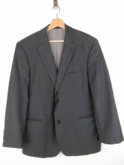 HUGO BOSS BLAZER JACKET WOOL ORIGINAL PREMIUM CHARCOAL size 27 