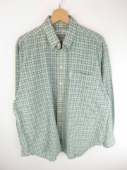 BEN SHERMAN SHIRT TOP CHECKED ORIGINAL PREMIUM size L