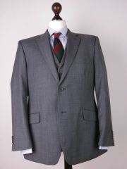 FELLINI BLAZER JACKET ORIGINAL PREMIUM WOOL BLEND GREY size 42