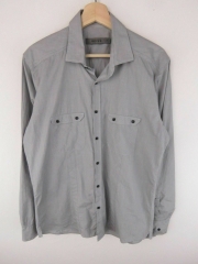 REISS SHIRT TOP ORIGINAL PREMIUM TEMPLETONE GREY CHECKED size L