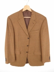 CARL GROSS BLAZER JACKET ORIGINAL PREMIUM WOOL CASHMERE BROWN size 40
