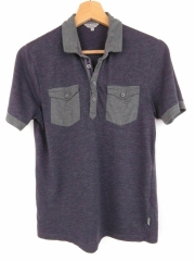 TED BAKER POLO SHIRT TOP PURPLE ORIGINAL PREMIUM size 2