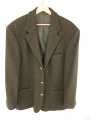 *ST. MICHAEL M&S BLAZER WOOL JACKET ORIGINAL PREMIUM KHAKI size 42L 