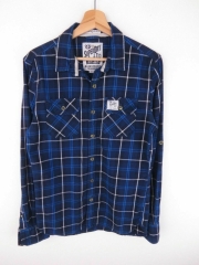 *SUPERDRY SHIRT TOP ORIGINAL PREMIUM CHECKED THE LUMBERJACK TWILL size S 