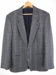 *DUNN&CO BLAZER JACKET CHECK WOOL MADE IN UK ORIGINAL size 42R/107