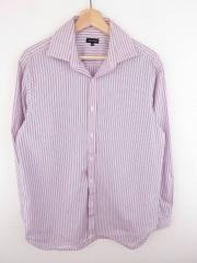 *JAEGER SHIRT TOP ORIGINAL PREMIUM STRIPED VINTAGE FADED size 15.5