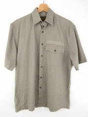 *TIMBERLAND SHIRT TOP SHORT SLEEVE LINEN-COTTON ORIGINAL PREMIUM size XS