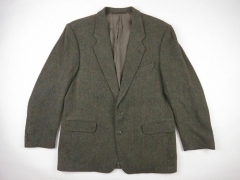*BAUMLER BLAZER JACKET ORIGINAL PREMIUM PURE WOOL OLIVE GREEN VTG size 40 
