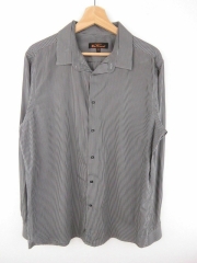 *BEN SHERMAN SHIRT TOP ORIGINAL PREMIUM VINTAGE FADED STRIPED GREY size XL