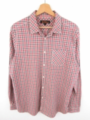 *BEN SHERMAN SHIRT TOP CASUAL CHECKED ORIGINAL PREMIUM size L