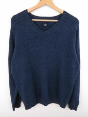 *GANT VINTAGE JUMPER ORIGINAL PREMIUM V NECK BLUE MELANGE size M