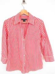 *GANT SHIRT VINTAGE TOP RED STRIPS ORIGINAL PREMIUM size 12