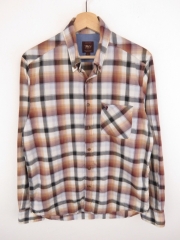 *MARLBORO CLASSICS SHIRT TOP ORIGINAL PREMIUM VINTAGE FADED CHECKED size M