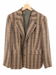 *DAKS SIGNATURE VINTAGE BLAZER ORIGINAL PREMIUM PURE WOOL CHECKED size 16