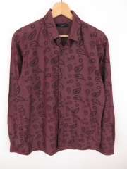 *SELECTED SHIRT TOP ORIGINAL VINTAGE PAISLEY SLIM FIT size M