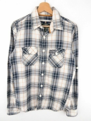 *SUPERDRY SHIRT TOP FLANNEL ORIGINAL PREMIUM CHECK size S