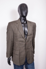 *Lebel Mens Blazer Tailored Super 110 Grey size 50