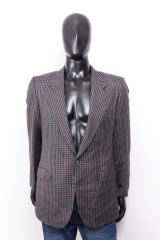 *Dunn Co Mens Blazer Tailored Checks Grey 52