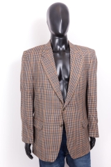 *Marks Spencer Mens Blazer Wool Jacket Checks 52
