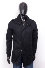 *Zara Man Sport Mens Jacket Epaulets Black size S