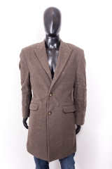 *Batistini Mens Wool Coat Vintage Grey Jacket size L