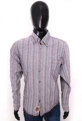 Hugo Boss Orange Mens Shirt Tailored Stripes size 40