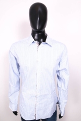 Ted Baker Mens Shirt Tailored Stripes Blue size 38