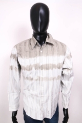 Hugo Boss Orange Mens Shirt Vintage Stripes size 38