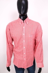 Ben Sherman Mens Shirt Regular Fit Checks Red 40