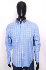 Ben Sherman Mens Shirt Regular Fit Checks Blue 40