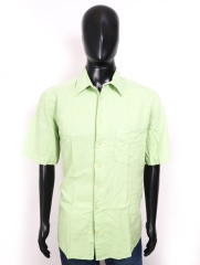 Hugo Boss Mens Shirt Short Sleeve Green size 40