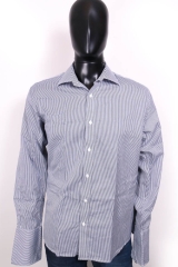 Jaeger Mens Shirt Tailored Slim Fit Stripes size 42