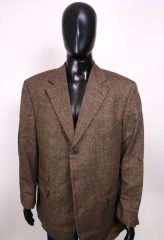 Bogart Mens Blazer Wool Jacket Checks Grey size 27