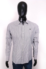 G-Star Raw Mens Shirt Tailored Stripes Grey size 38